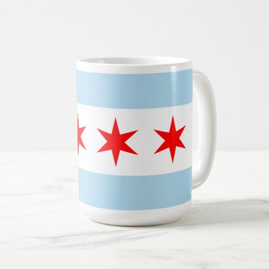 Chicago Flag Kaffeetasse (VorderseiteRechts)