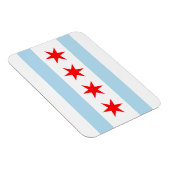 Chicago Flag Magnet (Rechte Seite)