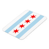 Chicago Flag Magnet (Linke Seite)