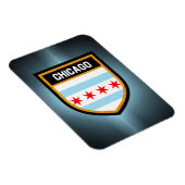 Chicago Flag Magnet (Rechte Seite)