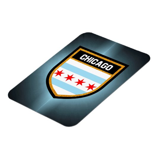 Chicago Flag Magnet (Linke Seite)
