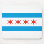 Chicago Flag Mousepad (Vorne)