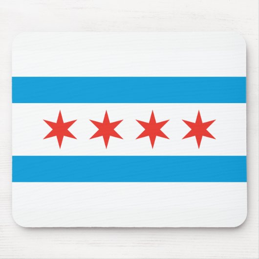 Chicago Flag Mousepad (Vorne)
