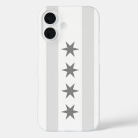 Chicago Flag Noir