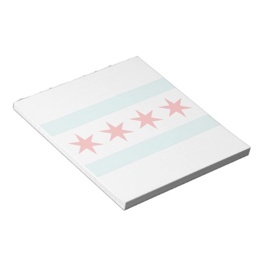 Chicago Flag Notizblock (angewinkelt)