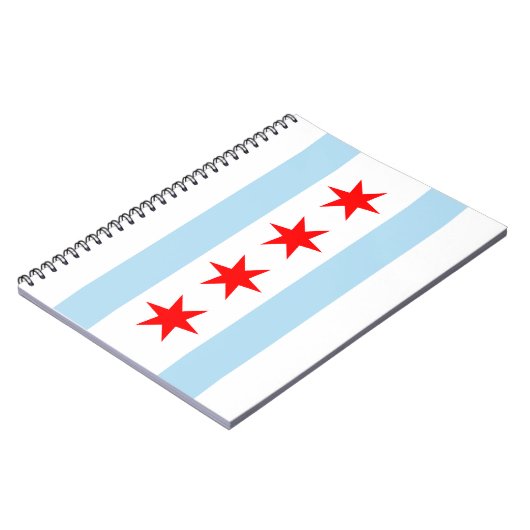 Chicago Flag Notizblock (Linke Seite)