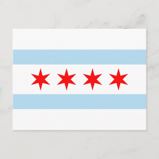 Chicago Flag Postkarte (Vorderseite)