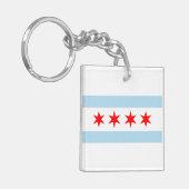 Chicago Flag Schlüsselanhänger (Vorderseite links)