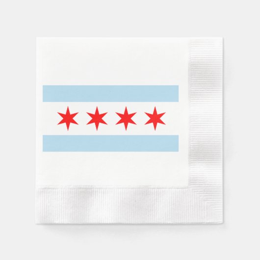 Chicago Flag Serviette (Vorderseite)