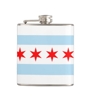 Chicago Flag Souvenir Flachmann
