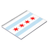 Chicago Flag Spiral Notebook Notizblock (Linke Seite)