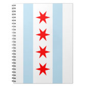 Chicago Flag Spiral Notebook Notizblock (Vorderseite)