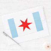 Chicago Flag Star und Stripes Stickers (Umschlag)