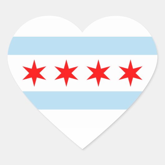 Chicago Flag Sticker (Vorderseite)