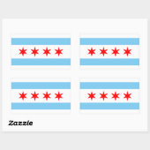 Chicago Flag Sticker (Blatt)