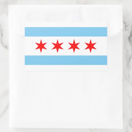 Chicago Flag Sticker (Tasche)