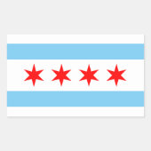 Chicago Flag Sticker (Vorderseite)