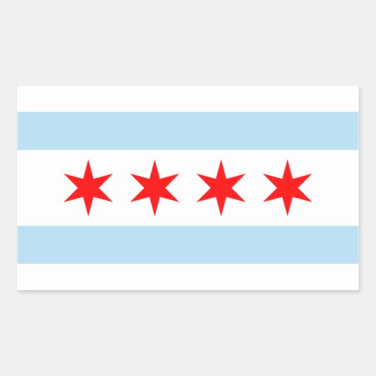 Chicago Flag Stickers (Vorderseite)