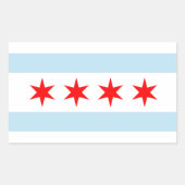 Chicago Flag Stickers (Vorderseite)
