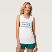 Chicago Flag T-Shirt (Vorderseite Vollansicht)