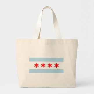 Chicago Flag Tobag Jumbo Stoffbeutel
