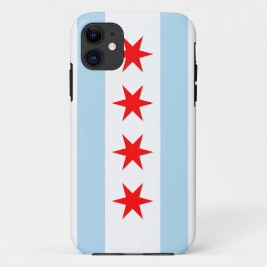 Chicago-Flagge Case-Mate iPhone Hülle (Rückseite)