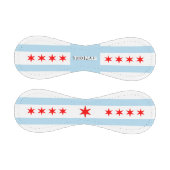 Chicago-Flagge, Illinois, Monogramm / Baseballbäll Baseball (Paneele)