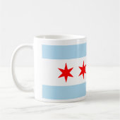 Chicago-Flagge Kaffeetasse (Links)