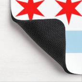 Chicago-Flagge Mousepad (Ecke)