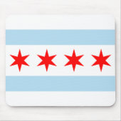 Chicago-Flagge Mousepad (Vorne)