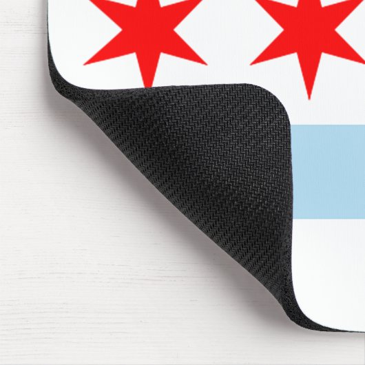 Chicago-Flagge Mousepad (Ecke)