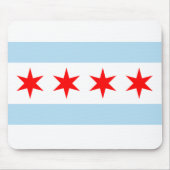 Chicago-Flagge Mousepad (Vorne)