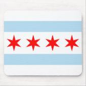 Chicago-Flagge Mousepad (Vorne)