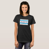 Chicago Flagge T-Shirt (Vorne ganz)