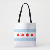 Chicago-Flagge Tasche (Vorderseite)