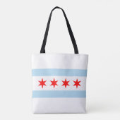 Chicago-Flagge Tasche (Rückseite)