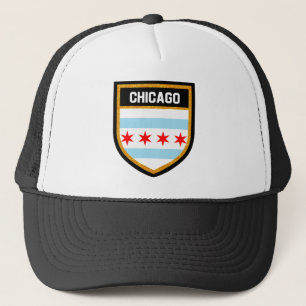 Chicago-Flagge Truckerkappe