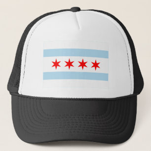 Chicago-Flagge Truckerkappe