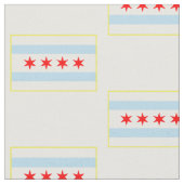 Chicago-Flaggen-Muster Stoff (Nahaufnahme)