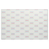 Chicago-Flaggen-Muster Stoff (Fat Quarter (45,7 x 55,9 cm))