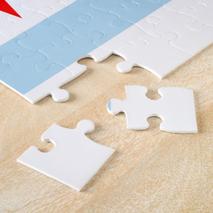 Chicago-Flaggen-Puzzlespiel Puzzle
