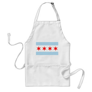 Chicago-Flaggen-Schürze Schürze