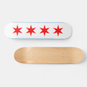 Chicago-Flaggen-Skateboard-Plattform Skateboard (Horizontal)