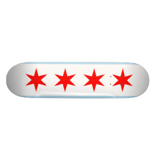 Chicago-Flaggen-Skateboard-Plattform Skateboard