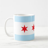 Chicago-Flaggen-Tasse Kaffeetasse (Links)