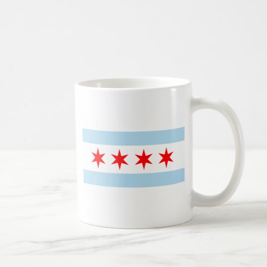 Chicago-Flaggen-Tasse Kaffeetasse (Rechts)