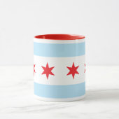 Chicago-Flaggen-Wecker-Tasse Tasse (Zentrum)