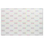Chicago-Flaggenmuster Stoff (Fat Quarter (45,7 x 55,9 cm))