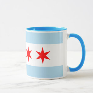 Chicago-Flaggenweckerkaffee-Tee-Tasse Tasse