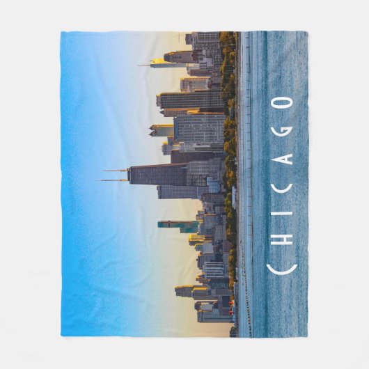 Chicago Fleece Blanket (Vorderseite)